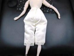 20 inch blonde porcelain pink doll pants bk